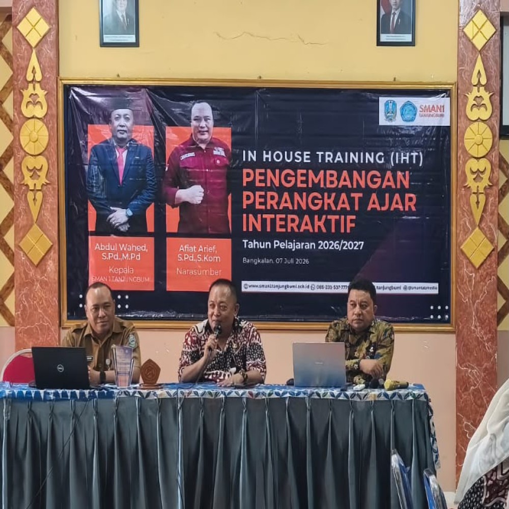 Tingkatkan Profesionalisme Guru, SMAN 1 Tanjungbumi Gelar IHT Pengembangan Perangkat Ajar Interaktif